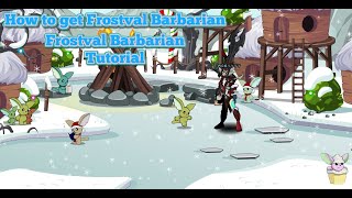 AQW How to get the Frostval Barbarian Guide  Frostval Event [upl. by Merlina]