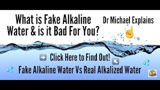 Fake Alkaline Water Vs Real Alkalized Water  Kangen Water [upl. by Zachariah536]