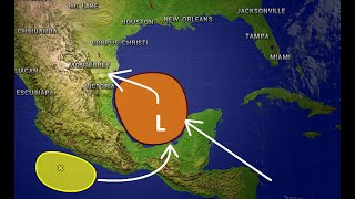 Possible Tropical Storm to form in the Gulf of Mexico Watching in belize and texas [upl. by Egon108]