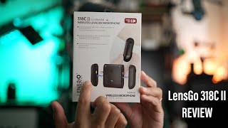 LensGo 318C II Dual Wireless Microphone REVIEW [upl. by Assilram]