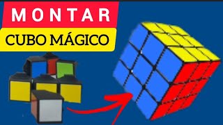 Como MONTAR o CUBO MÁGICO FÁCIL Técnica de Consertar CUBO MAGICO [upl. by Cottrell595]