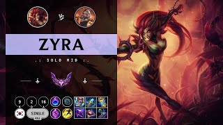 Zyra Mid vs Qiyana  KR Master Patch 149 [upl. by Stanway]