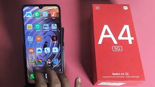 How to set Pin password in Redmi A4 5G  Redmi me Pin password kaise lagaye [upl. by Crawley]