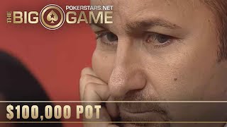 The Big Game S2 ♠️ E1 ♠️ Daniel Negreanu vs Tony G 100K POT ♠️ PokerStars [upl. by Amzu]