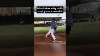 You never see the ball ⚾️🔥 shortsviral ilovebaseball baseball mlb pitching strikeout mlbbro [upl. by Carothers]