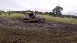 Jeep CJ5 and Jeep CJ7 in the mud [upl. by Yntrok925]