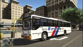 GTA V Ônibus Marcopolo Torino GV Volvo B10M AR Multi Skins Mod Bus [upl. by Nayt]