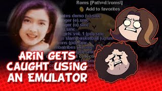 Game Grumps Arin gets caught using an Emulator [upl. by Adrahs]