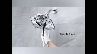 Shower Heads with Handheld Spray Combo 72quot Rain Shower Head amp Handheld Shower Head 2IN1 [upl. by Kleinstein]