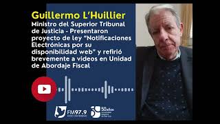 Guillermo LHuillier ministro del Superior Tribunal de Justicia [upl. by Kreiker]