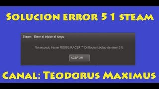 error 51 steam  solución en 1 minuto [upl. by Nobie193]