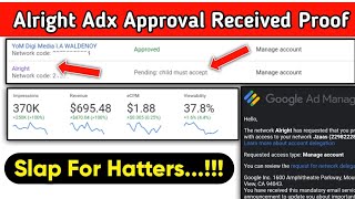 Aright Adx approval  google Adx approval  yom digi media adx approval 2023 [upl. by Ellerred]