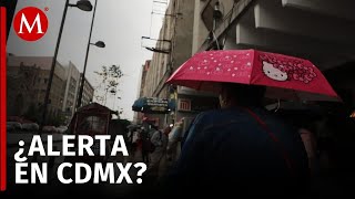 Autoridades activan alerta naranja por pronóstico de fuertes lluvias en CdMx [upl. by Oterol]