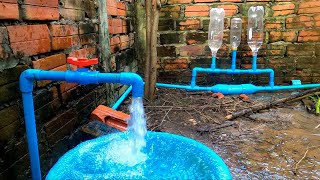 The Best Water Feature ideas Transform to high pressure using PVC pips easy for home [upl. by Seerdi]