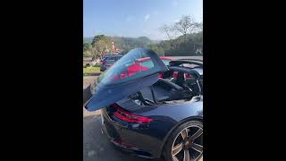 Porsche 911 Targa roof open [upl. by Adneral]