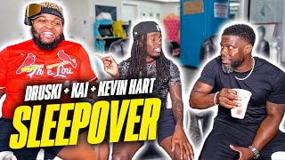 Druski amp Kevin Hart pull up to Kai Cenats house [upl. by Sonaj]