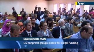 Egyptian court sentences NGO workers including Americans to up to five years in prison [upl. by Ettari659]