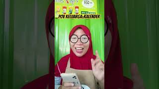 KELUARGAKALENDER❗🤣👀shortvideo funny youtubeshorts mamaarsyita [upl. by Yenruoc]