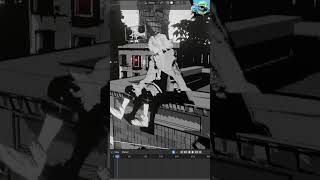 Dropping 2D animations in blender So useful manga anime art [upl. by Saoj]