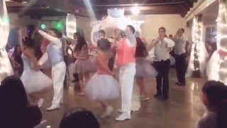 Adriana amp Alyssa Sweet 16  Surprise DanceBaile Sorpresa 2016 Cumbia Bachata Footloose [upl. by Fairfax]