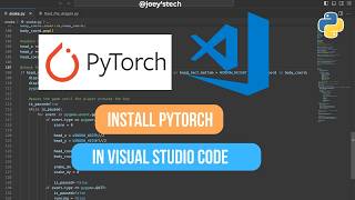 How to install PyTorch in Visual Studio code 2024 pytorch [upl. by Sheffield]