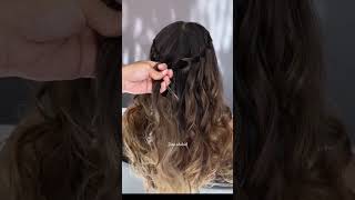 Hair style  easy hair styleing  amazing hairdo [upl. by Yreffej]