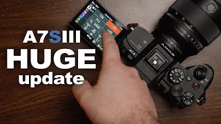 HUGE Update to the Sony A7SIII  v300 [upl. by Aseral]