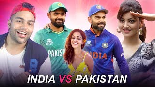 Urvashi Rautela amp Ananya Panday Are High On Ganja 😵🍀  India vs Pak Match [upl. by Neehs]