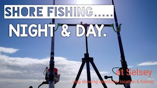 SEA FISHING AT SELSEY SHORE FISHING NIGHT amp DAY ON THE SOUTH COAST East Beach fishing angling [upl. by Mercy]