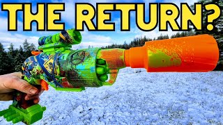 Nerf Zombie DRILLER  Zombie Strikes Return  Full Review [upl. by Britni]