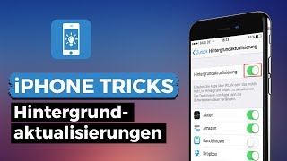 Hintergrundaktualisierungen ein und ausstellen im iPhone [upl. by Pals567]