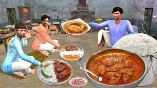 Lalchi Chawal Fish Fry Wala Fish Curry Street Food Hindi Kahani Hindi Moral Story Funny Comedy Video [upl. by Dranyam]