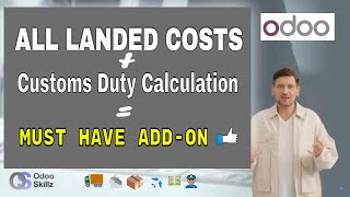 Import and Customs fees for Landed Costs on Odoo [upl. by Almita]