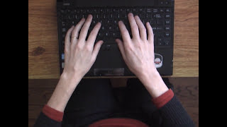 Typing Comfortably Part 3 the best hand and forearm movements for typing [upl. by Ytsirhk]