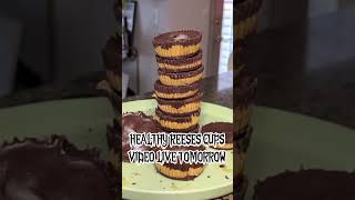 HEALTHY HOMEMADE REESES CUPS VIDEO TOMRROW [upl. by Duster]