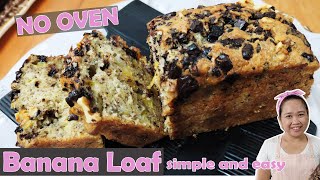 Banana Loaf  Simple and Easy to Make  No Oven [upl. by Herman]