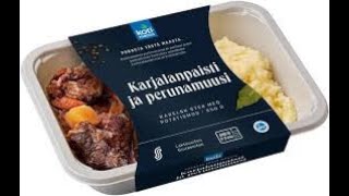 TESTI Kotimaista Karjalanpaisti ja perunamuusi Evertaste Oy [upl. by Ztnaj]