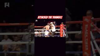 Boxer Loses Control Attacks Opponents Corner Man in Wild Brawl shortvideo shorts [upl. by Adnicul286]