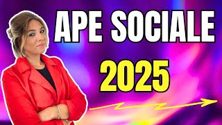 Novità Legge di Bilancio 2025  Ape Sociale [upl. by Bores]