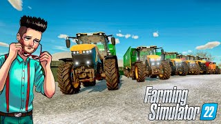 СНОВА НАНЯЛ НА ФЕРМУ РАБОЧИХ НО НА ЭТОТ РАЗ Я ЗА НИМИ СЛЕЖУ FARMING SIMULATOR 22 [upl. by Locke]