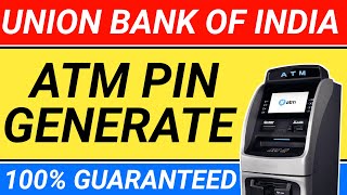 union bank atm pin generation  union bank ka new atm pin kaise generate kare [upl. by Eanel457]