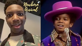 Boyz II Men Wanya Morris Son Rocco Sings Like Michael Jackson 🗣 [upl. by Leafar]