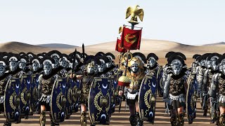 4800 Citizen Milita Vs 2400 Elite Praetorian  Total War Rome 2 [upl. by Suicul]