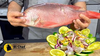 Secreto de Ceviche de Pescado Pargo Rojo [upl. by Ivets]