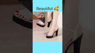 Beautiful heel sandals ✨👌😎 new idea 💡 heel 👠shorts fashion design explore heels trending [upl. by Larrisa]