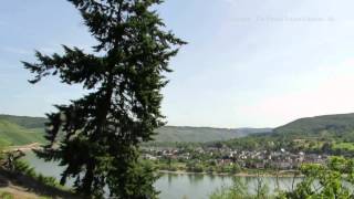 Boppard Sesselbahn  Chair Lift Going Up  The Middle Rhine in Germany 1 new [upl. by Wurst]