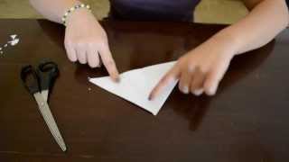 How to Make pretty amp cool Paper Snowflakes [upl. by Shaer]