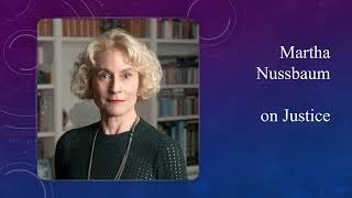 Martha Nussbaum  Social Justice [upl. by Adamec]