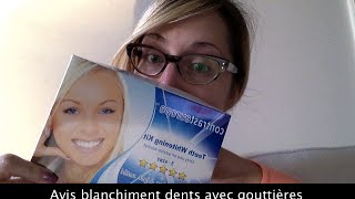 Avis sur le blanchiment des dents gouttières [upl. by Elatnahs]