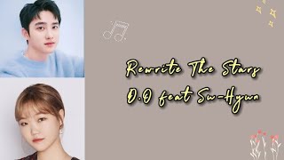 DO 디오 ft Suhyun 수현  Rewrite The Stars Cover  Lyrics Video 가사 [upl. by Niltac765]